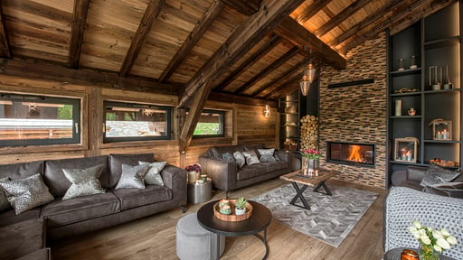 Chalet Griffonner Wohnbereich
