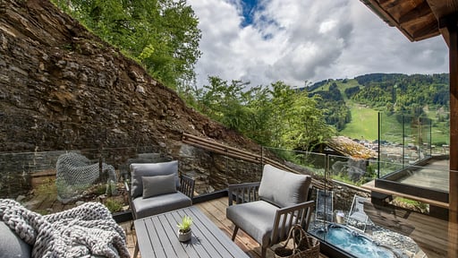 Chalet Griffonner Sprudelbad