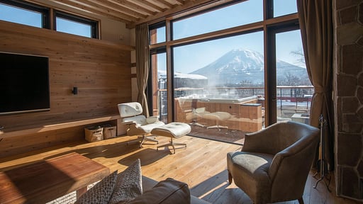 Chalet Hakuchōzan Living room