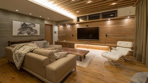 Chalet Hakuchōzan Living room