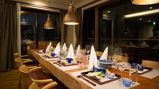 Chalet Hakuchōzan Dining area