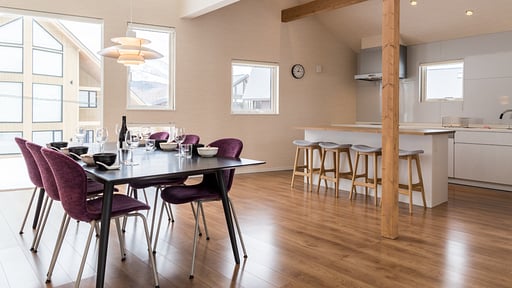 The Orchards - Chalet Haru Dining area