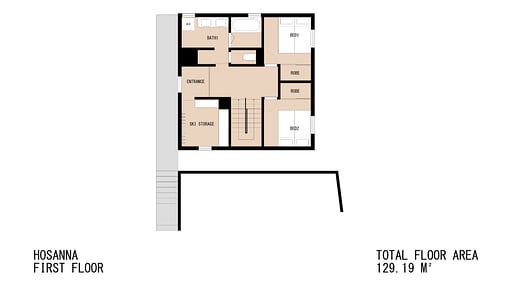 Chalet Hosanna Floor plan