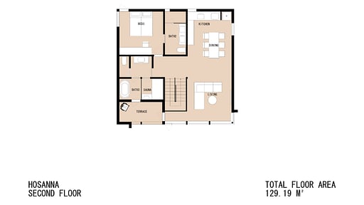 Chalet Hosanna Floor plan
