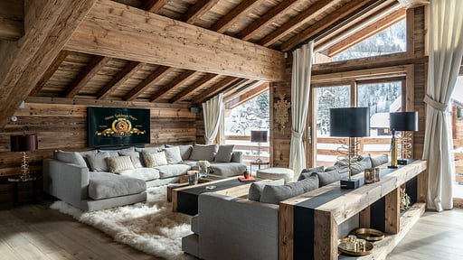 Chalet Infinity Living room