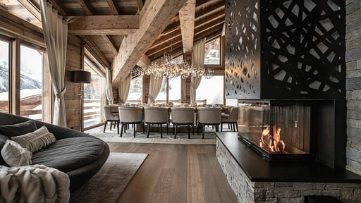 Chalet Infinity Dining area