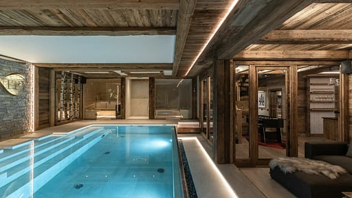 Chalet Infinity Swimming pool