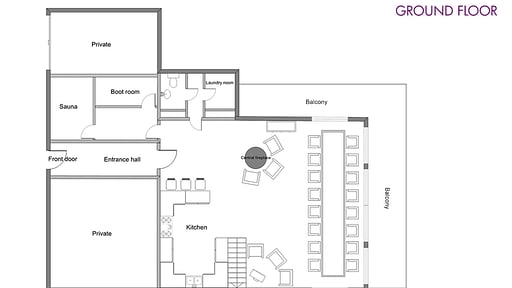 Chalet Iona Plan