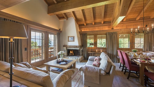 Chalet Ivouette Wohnbereich