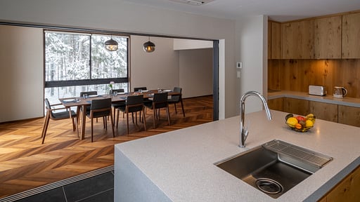 Chalet Jade Rabbit Kitchen