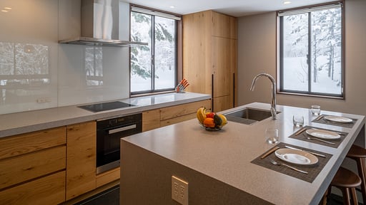 Chalet Jade Rabbit Kitchen