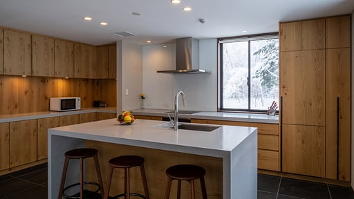 Chalet Jade Rabbit Kitchen