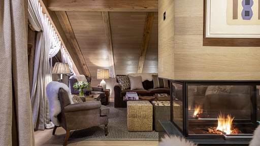 Chalet La Loze Living room