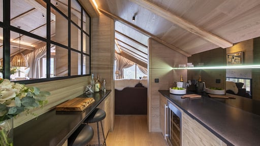 Chalet La Loze Kitchen