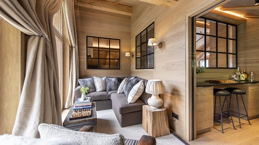 Chalet La Loze Living room