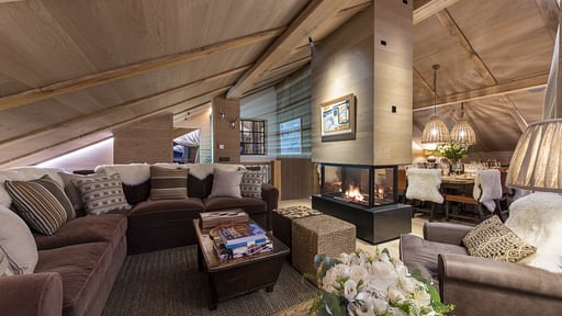Chalet La Loze Living room