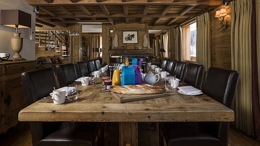 Chalet Lapin Blanc Dining area