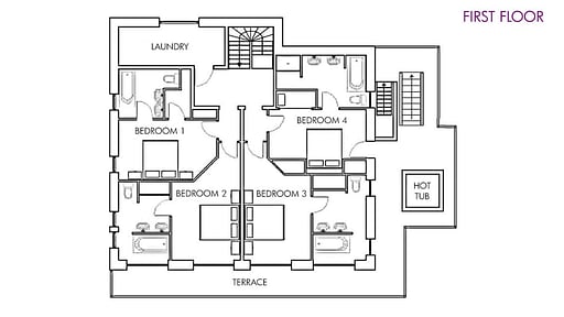 Chalet Lapin Blanc Floor plan
