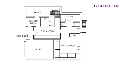 Chalet Lapin Blanc Floor plan