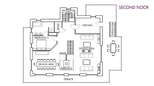 Chalet Lapin Blanc Floor plan