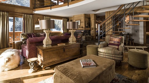 Chalet Lapin Blanc Living room