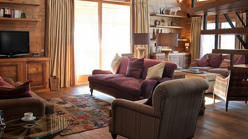 Chalet Lapin Blanc Living room