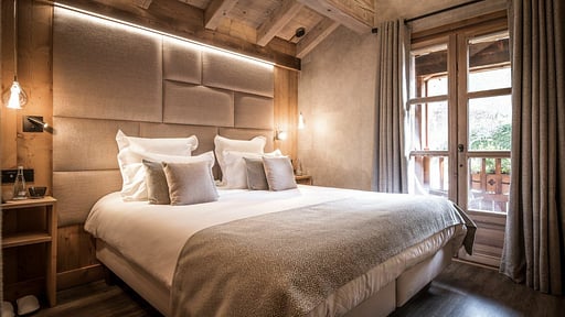 Chalet Le 1946 Schlafzimmer 1