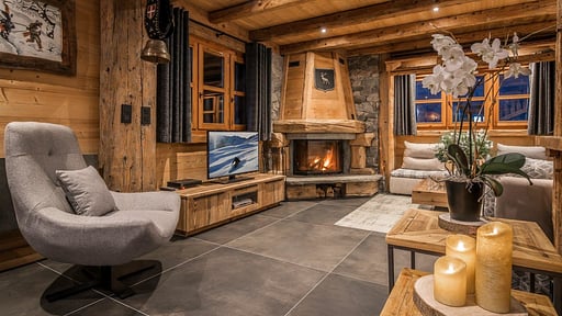 Chalet Le 1946 Wohnbereich