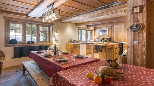 Chalet Le Solerey Dining area