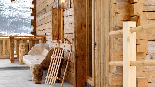 Chalet Les Anges Terrasse
