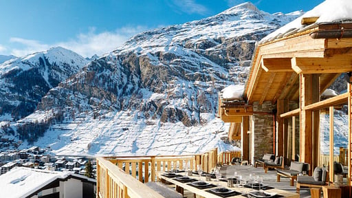 Chalet Les Anges Terrasse