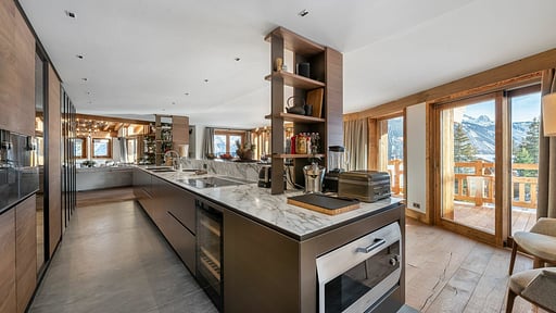 Chalet Les Bruxellois Kitchen