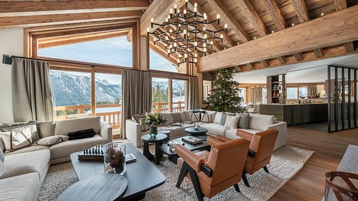 Chalet Les Bruxellois Living room