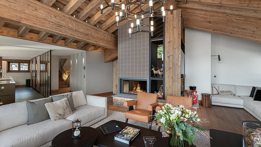 Chalet Les Bruxellois Living room