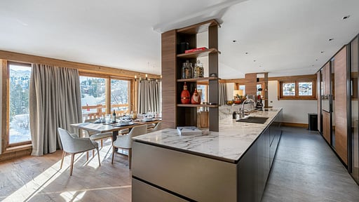 Chalet Les Bruxellois Kitchen