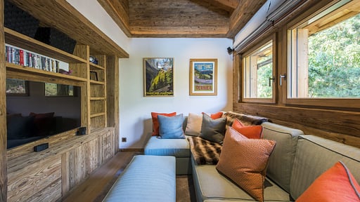 Chalet Les Etrennes Medienraum