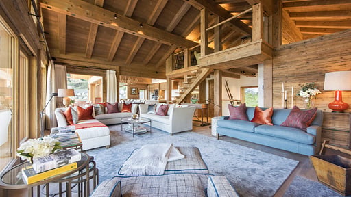 Chalet Les Etrennes Wohnbereich 1