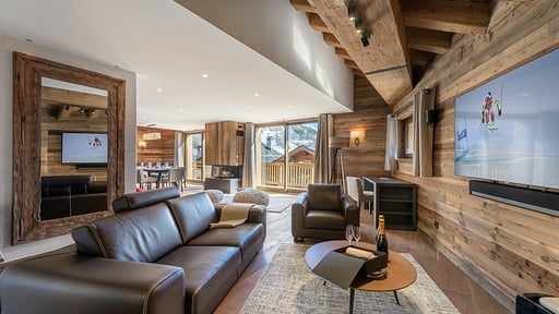 Chalet Les Flocons 1 Living room