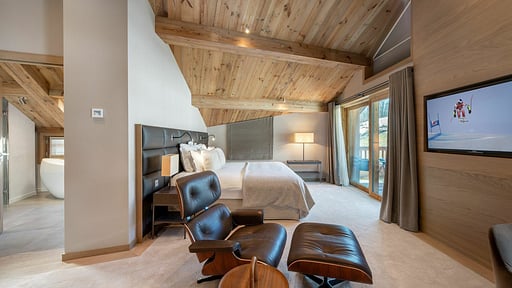 Chalet Les Sorbiers Schlafzimmer 1