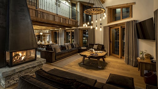 Chalet Machapuchare Living room