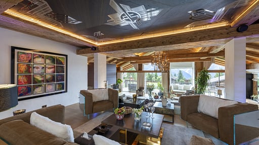 Chalet Marmottiere Wohnbereich 1
