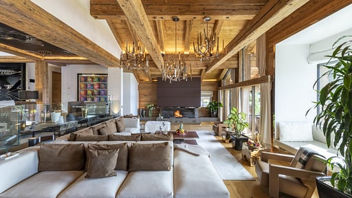 Chalet Marmottiere Wohnbereich 2
