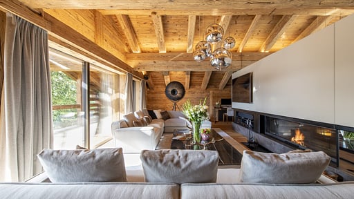 Chalet Marmottiere Wohnbereich 2