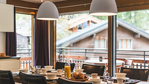 Chalet Matten Eethoek