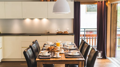 Chalet Matten Eethoek