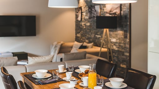 Chalet Matten Eethoek