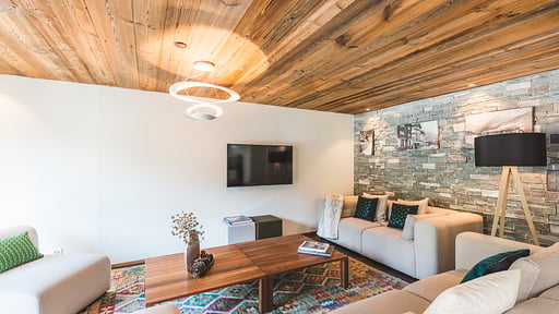 Chalet Matten Woonkamer