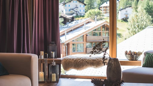Chalet Matten Woonkamer
