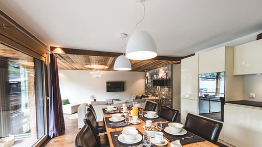 Chalet Matten Eethoek