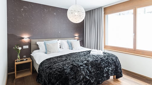 Chalet Matten Slaapkamer 1